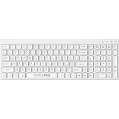 Клавіатура OfficePro SK985 Wireless (SK985W) white фото