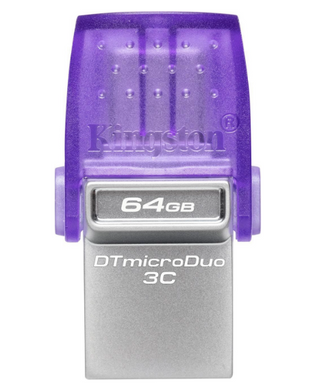 Flash память Kingston 64 GB DataTraveler microDuo 3C (DTDUO3CG3/64GB) фото
