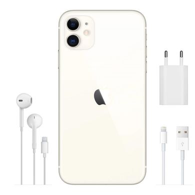 Смартфон Apple iPhone 11 128GB Slim Box White (MHDJ3) фото