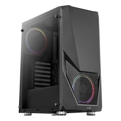 Корпус для ПК AeroCool Zauron Saturn FRGB-G-BK-v2 (ACCM-PV23023.11) Black без БП фото