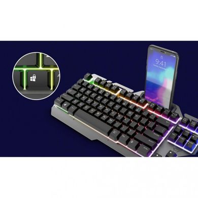 Клавіатура Trust GXT853 Esca Metal Rainbow USB (23796) фото