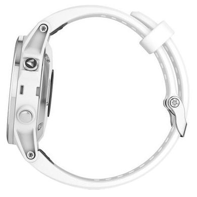 Смарт-часы Garmin Fenix 5S Plus Sapphire White with Carrera White Band (010-01987-01) фото