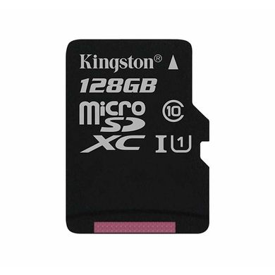 Карта памяти Kingston 128 GB microSDXC Class 10 UHS-I Canvas Select SDCS/128GB фото