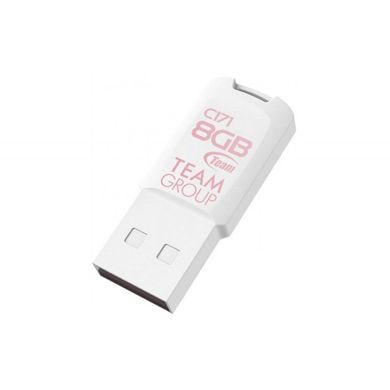 Flash память TEAM 8 GB C171 USB 2.0 White (TC1718GW01) фото
