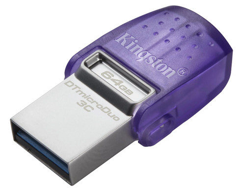 Flash пам'ять Kingston 64 GB DataTraveler microDuo 3C (DTDUO3CG3/64GB) фото