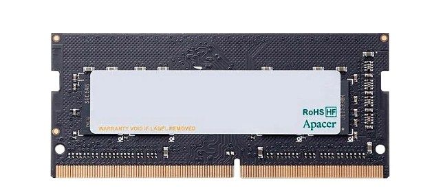 Оперативна пам'ять Apacer 8 GB SO-DIMM DDR4 2666 MHz (A4S08G26CRIBH05-1) фото