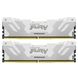 Kingston FURY 32 GB (2x16GB) DDR5 6000 MHz Renegade White/Silver (KF560C32RWK2-32) детальні фото товару