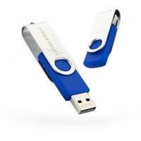Flash память Exceleram P1 Blue/Silver USB 2.0 EXP1U2SIBL32 фото