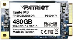 SSD накопичувач PATRIOT Ignite M3 480 GB (PI480GSM3SSDR) фото