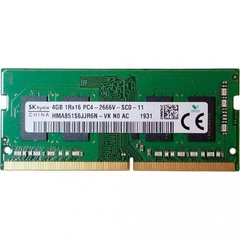 Оперативная память SK hynix 4 GB DDR4 2666 MHz (HMA851S6JJR6N-VK) фото