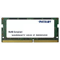 Оперативна пам'ять PATRIOT 16 GB SO-DIMM DDR4 2400 MHz (PSD416G24002S) фото
