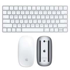 Комплект (клавиатура+мышь) Apple Magic Keyboard + Magic Mouse 2 Silver (MLA02 / MLA22) фото