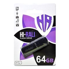 Flash пам'ять Hi-Rali 64GB Taga Series USB 2.0 Black (HI-64GBTAGBK) фото