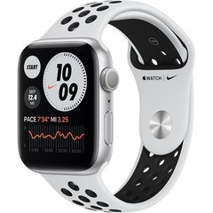 Смарт-часы Apple Watch 6 Nike 44mm Silver Aluminium Case without strap[+option other] (M02L3) фото