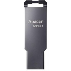 Flash пам'ять Apacer 16 GB AH360 Metal black USB 3.1 (AP16GAH360A-1) фото