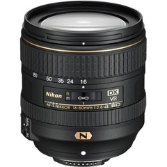 Объектив Nikon AF-S DX VR Nikkor 16-80mm f/2,8-4E ED (JAA825DA) фото