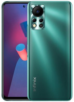 Смартфон Infinix Hot 11S 4/64GB NFC Green Wave фото