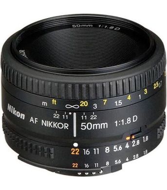 Об'єктив Nikon AF Nikkor 50mm f/1,8D (JAA013DA) фото