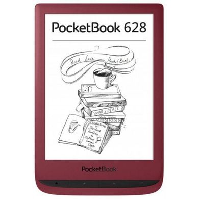 Електронна книга PocketBook 628 Touch Lux 5 Ruby Red (PB628-R-CIS) фото