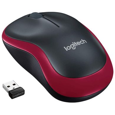 Мышь компьютерная Logitech Wireless M185 Red (910-002633) фото