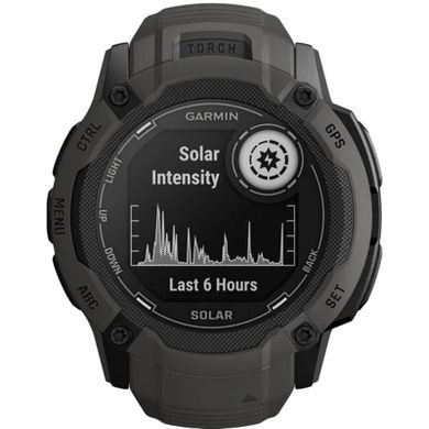 Смарт-часы Garmin Instinct 2X Solar Graphite (010-02805-10/00) фото