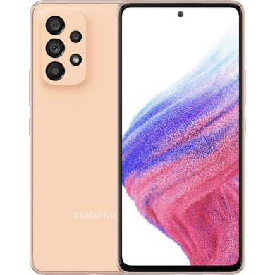 Смартфон Samsung Galaxy A53 5G 6/128GB Peach (SM-A536EZOD) фото