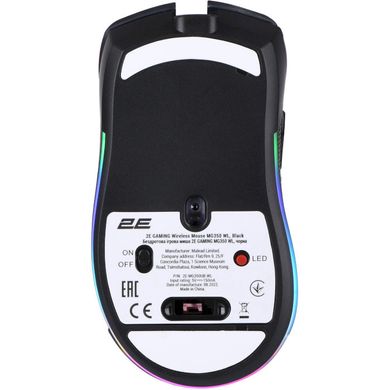 Миша комп'ютерна 2E Gaming MG350 WL RGB Wireless/USB Black (2E-MG350UB-WL) фото
