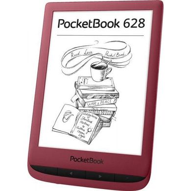 Электронная книга PocketBook 628 Touch Lux 5 Ruby Red (PB628-R-CIS) фото