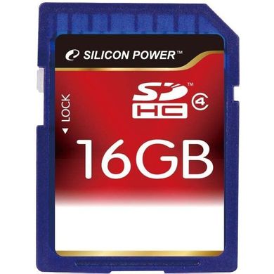 Карта памяти Silicon Power 16 GB SDHC Class 4 SP016GBSDH004V10 фото