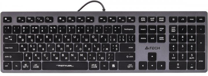 Клавиатура A4tech FX-50 Grey фото