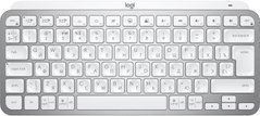 Клавіатура Logitech MX Keys Mini Wireless Illuminated Pale Grey (920-010502) фото