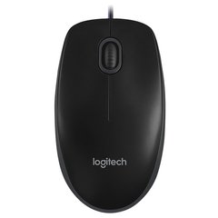 Мыши компьютерные Logitech B-100 Optical Mouse black (910-003357)