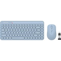 Комплект (клавіатура+миша) A4Tech FG3200 Air Wireless Blue фото