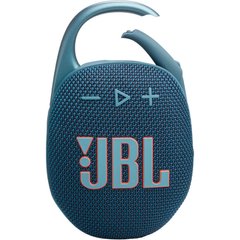 Портативна колонка JBL Clip 5 Blue (JBLCLIP5BLU) фото