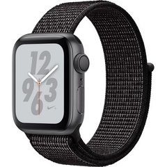Смарт-годинник Apple Watch Nike+ Series 4 GPS 40mm Gray Alum. w. Black Nike Sport l. Gray Alum. (MU7G2) фото