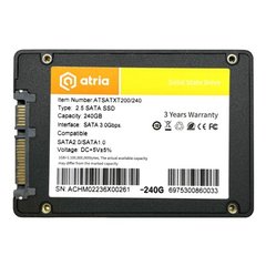 SSD накопичувач ATRIA 240GB G100 G2 (ATSATG100/240) фото