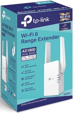 Маршрутизатор та Wi-Fi роутер TP-Link RE605X фото