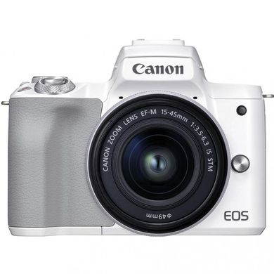 Фотоаппарат Canon EOS M50 Mark II kit (15-45mm) IS STM White (4729C028) фото