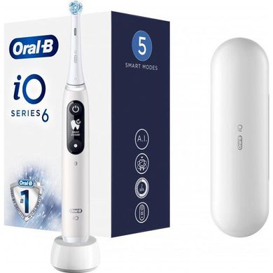 Електричні зубні щітки Oral-B iO Series 6 iOM6.1A6.1K White фото