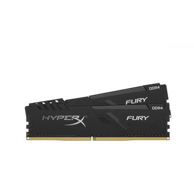 Оперативна пам'ять HyperX 16 GB (2x8GB) DDR4 2666 MHz Fury Black (HX426C16FB3K2/16) фото