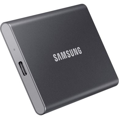 SSD накопитель Samsung T7 1 TB Titan Gray (MU-PC1T0T/WW) фото