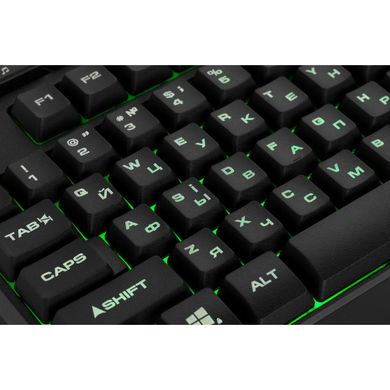 Клавіатура 2E Gaming KG340 LED USB Black (2E-KG340UBK) фото