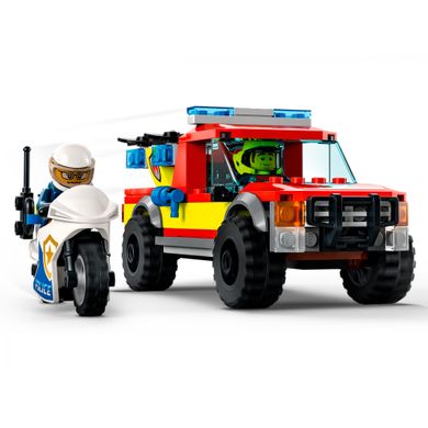 Конструктор LEGO LEGO City Пожарная бригада и полицейская погоня (60319) фото