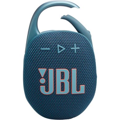 Портативная колонка JBL Clip 5 Blue (JBLCLIP5BLU) фото