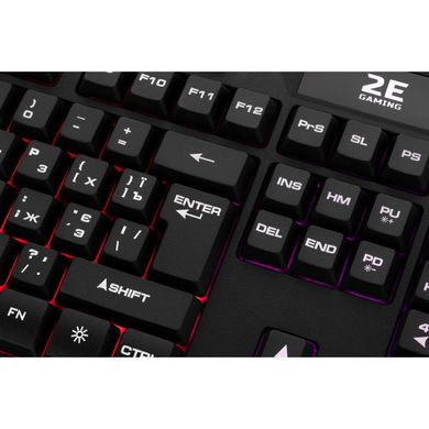 Клавіатура 2E Gaming KG340 LED USB Black (2E-KG340UBK) фото