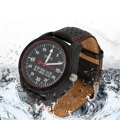Смарт-годинник ATRIX Infinitys X20 45mm Black-Leather (swwpaii2sscbl) фото