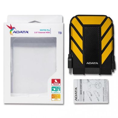 Жесткий диск ADATA DashDrive Durable HD710 Pro 1 TB Yellow (AHD710P-1TU31-CYL) фото