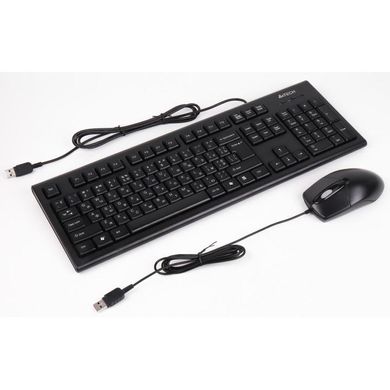Комплект (клавіатура+миша) A4Tech KR-8372 Black фото