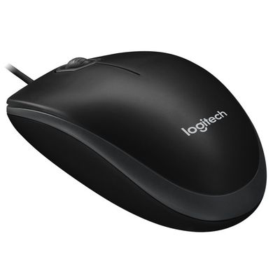 Мышь компьютерная Logitech B-100 Optical Mouse black (910-003357) фото