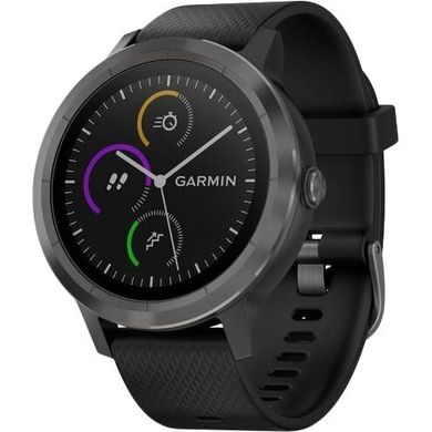 Смарт-часы Garmin Vivoactive 3 Black with Slate Hardware (010-01769-12) фото